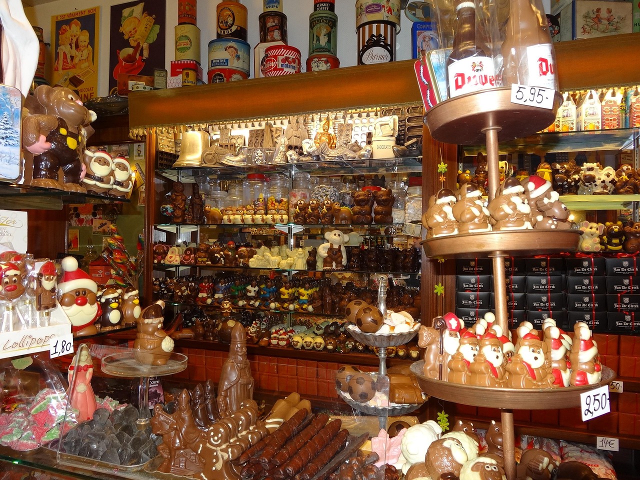 Chocolate shop in Bruges