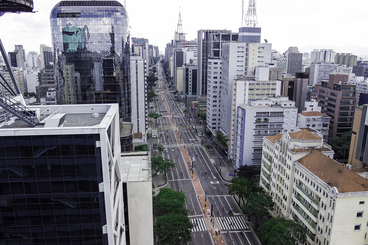 Avenida Paulista in Sao Paulo Brazil