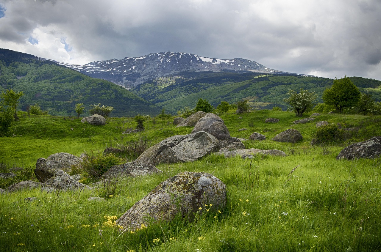Vitosha Mountain above Sofia