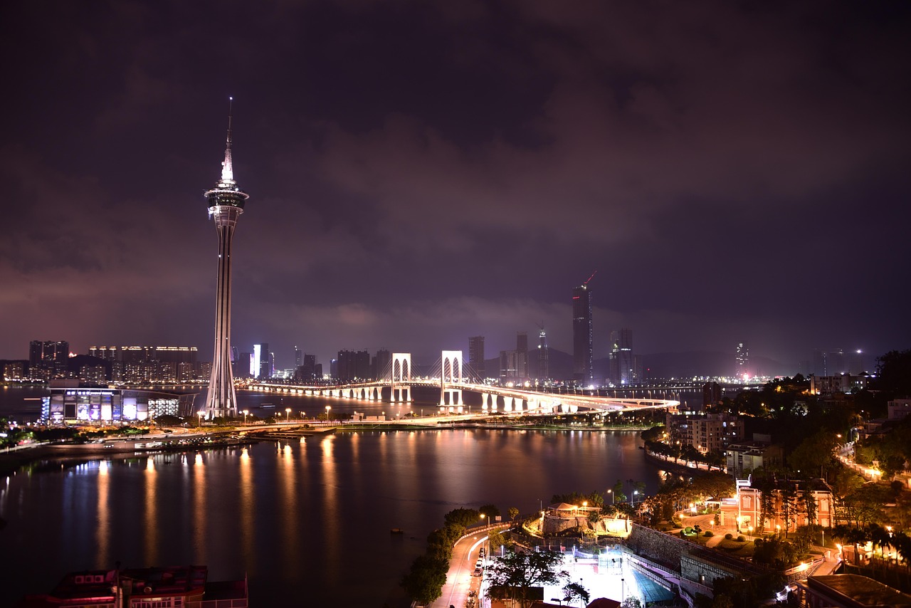 Macau Tower and skyline