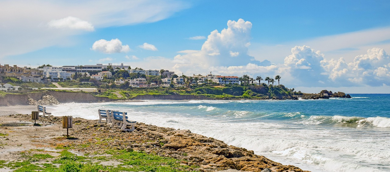Coral Bay Beach near Paphos
