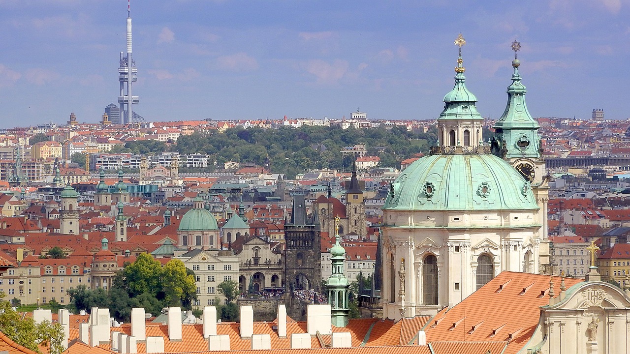 Zizkov TV Tower in Prague