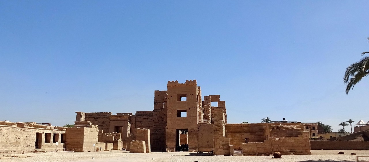 Medinet Habu Temple in Luxor Egypt