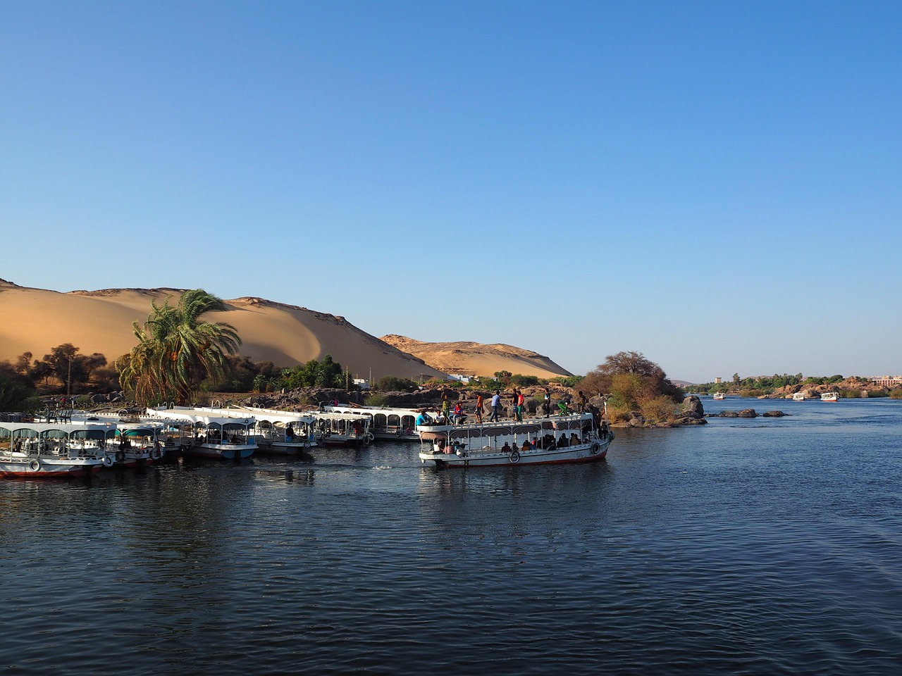 Nubian style village near Luxor Egypt