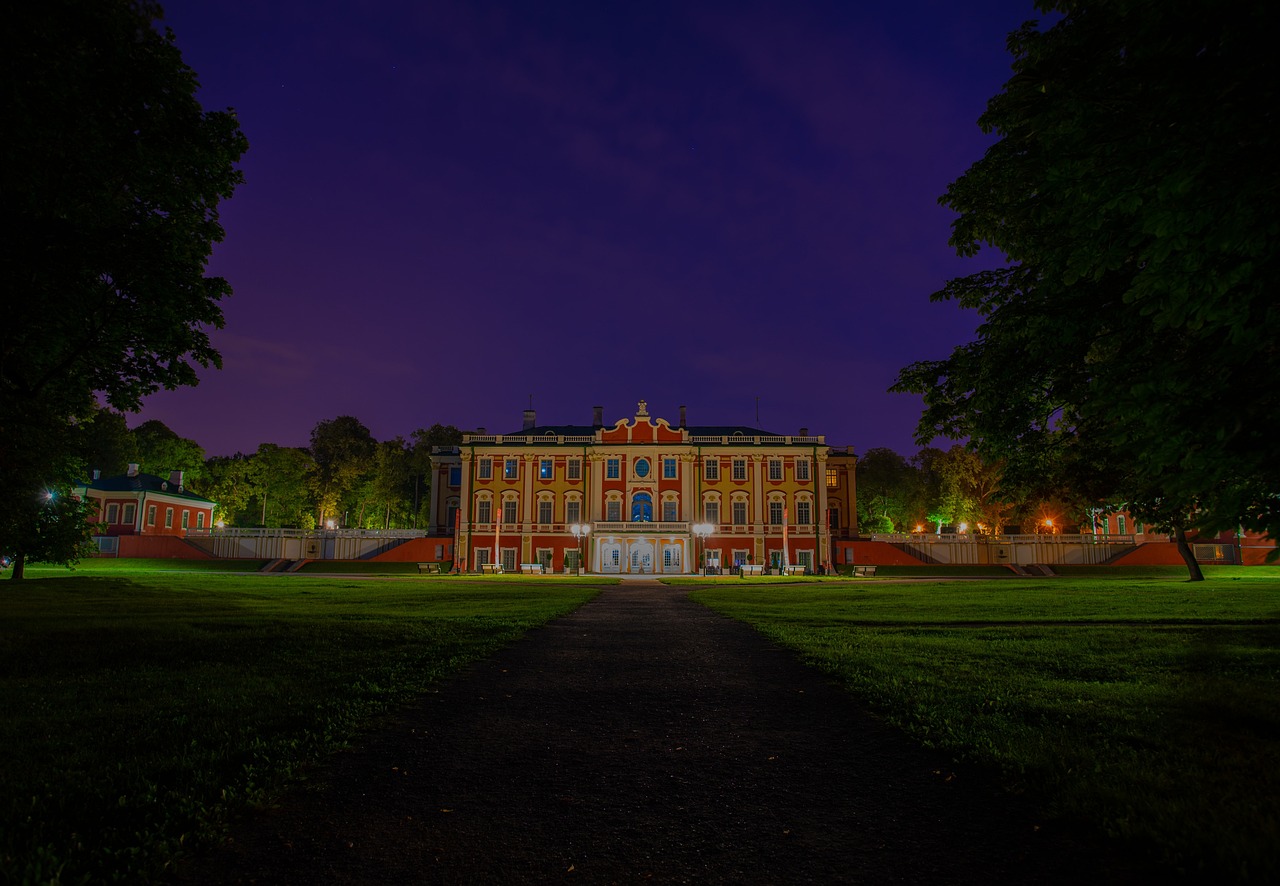 Kadriorg Palace and park in Tallinn