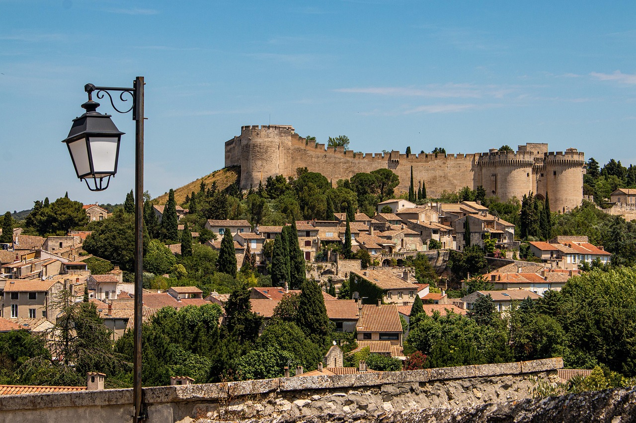 Fort Saint Andre in Villeneuve les Avignon overlooking Avignon