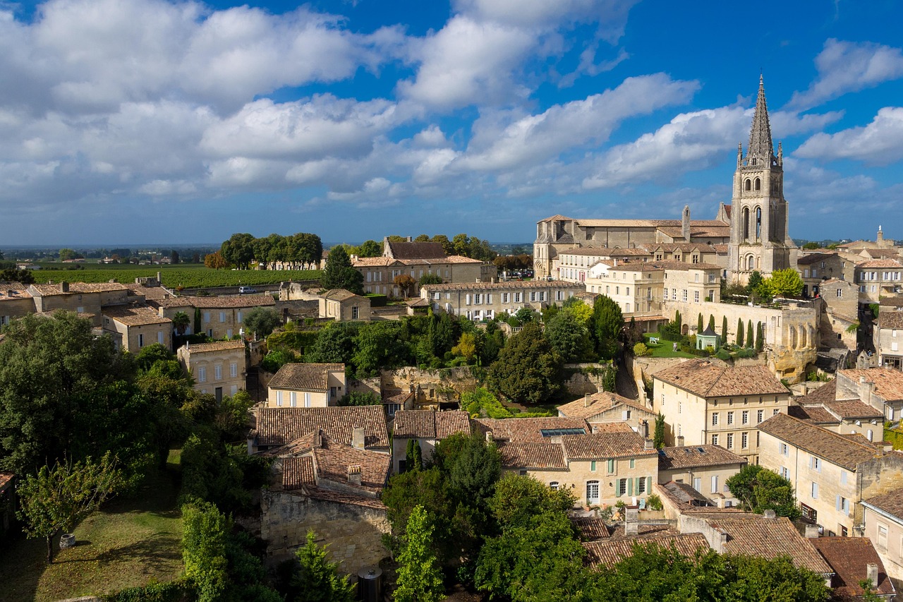 Saint-Émilion medieval village near Bordeaux