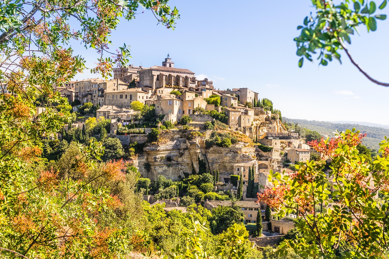 Colorado Provençal ochre formations near Rustrel