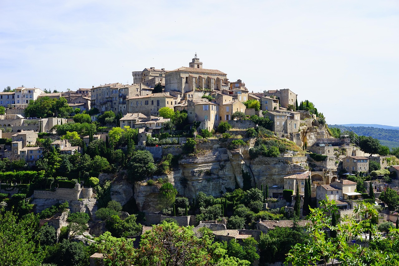 Gordes village view in Luberon