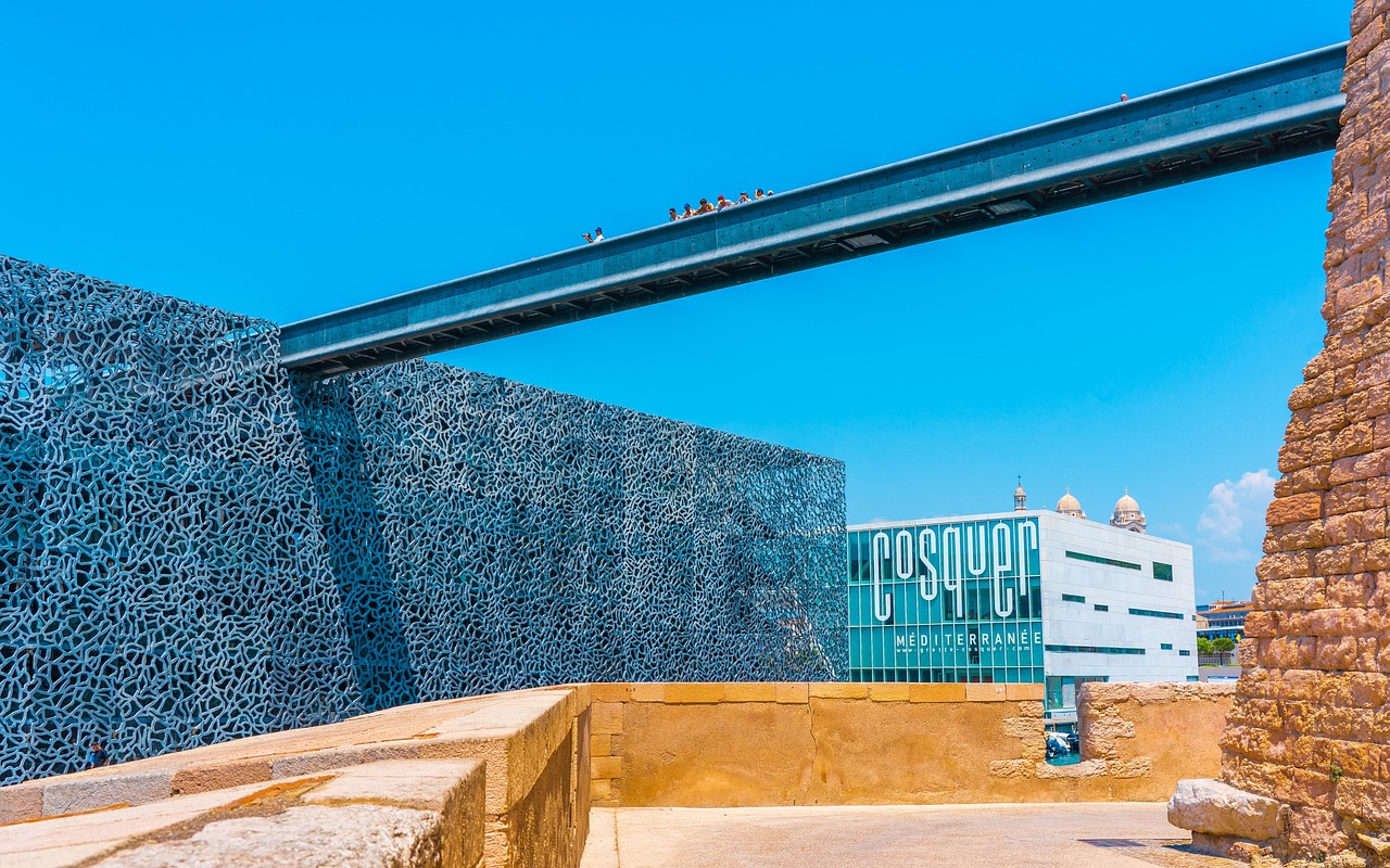 MuCEM museum and Fort Saint-Jean in Marseille
