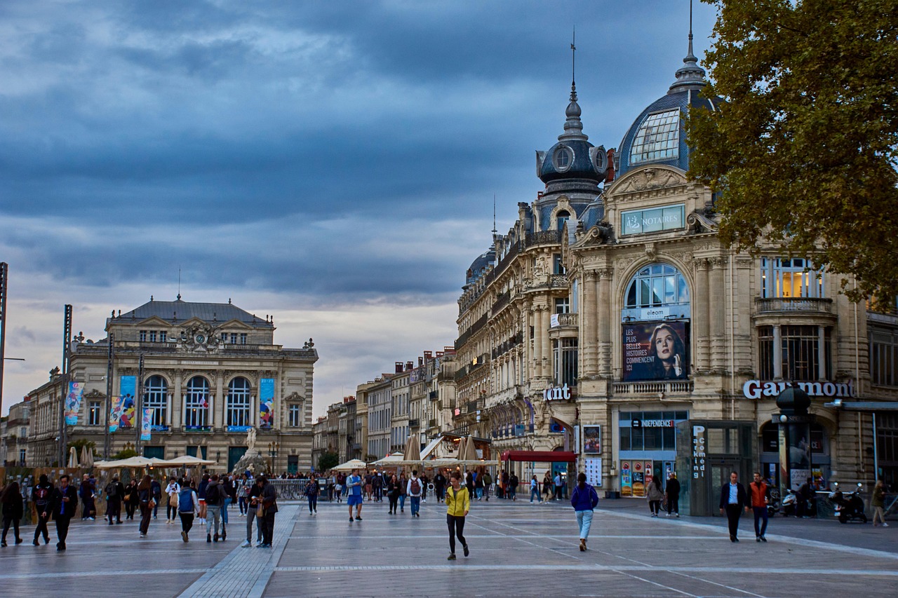 Place de la Comédie in Montpellier