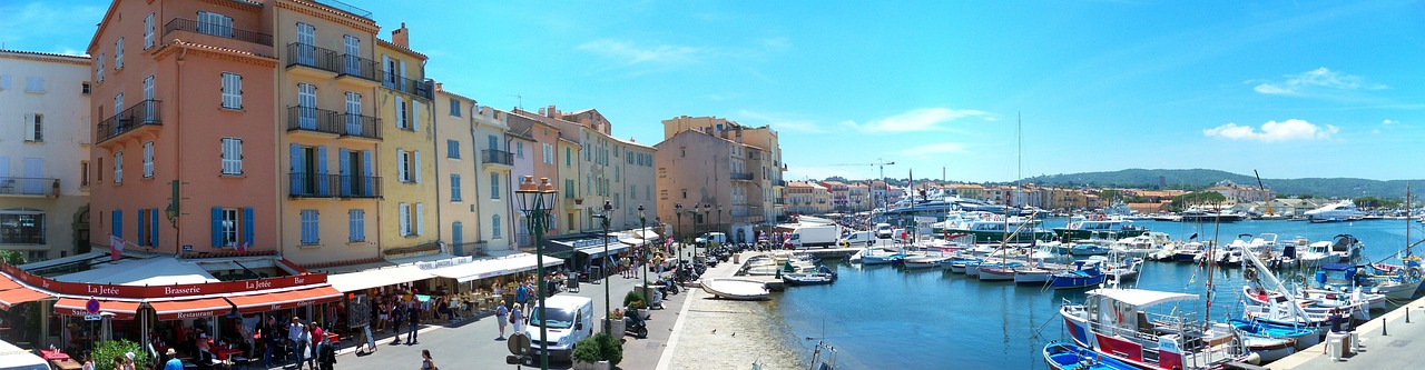 Panoramic view of Saint-Tropez