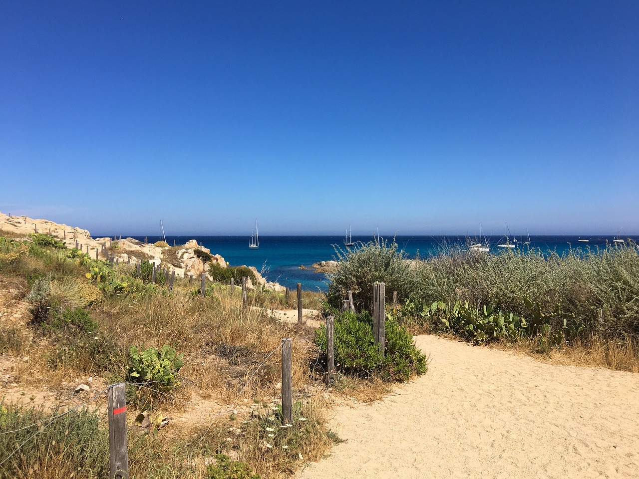 Coastal path near Saint-Tropez