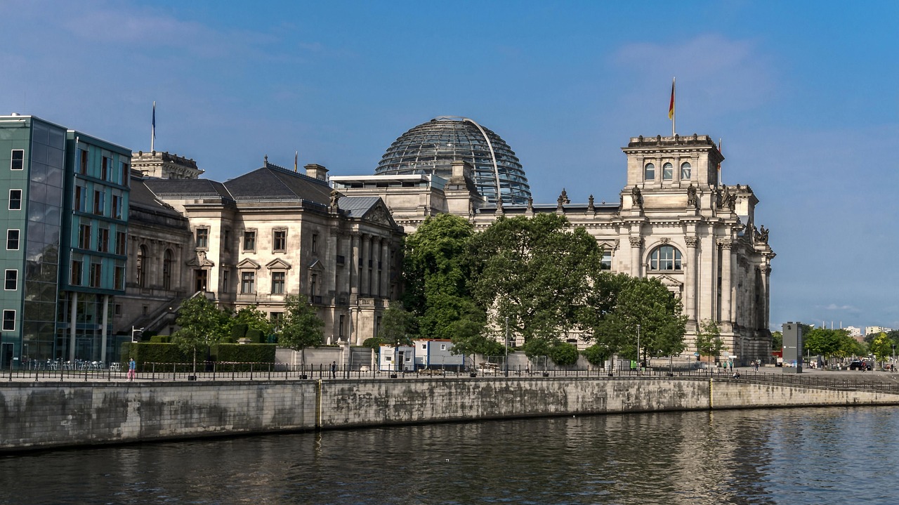 Reichstag glass dome in Berlin