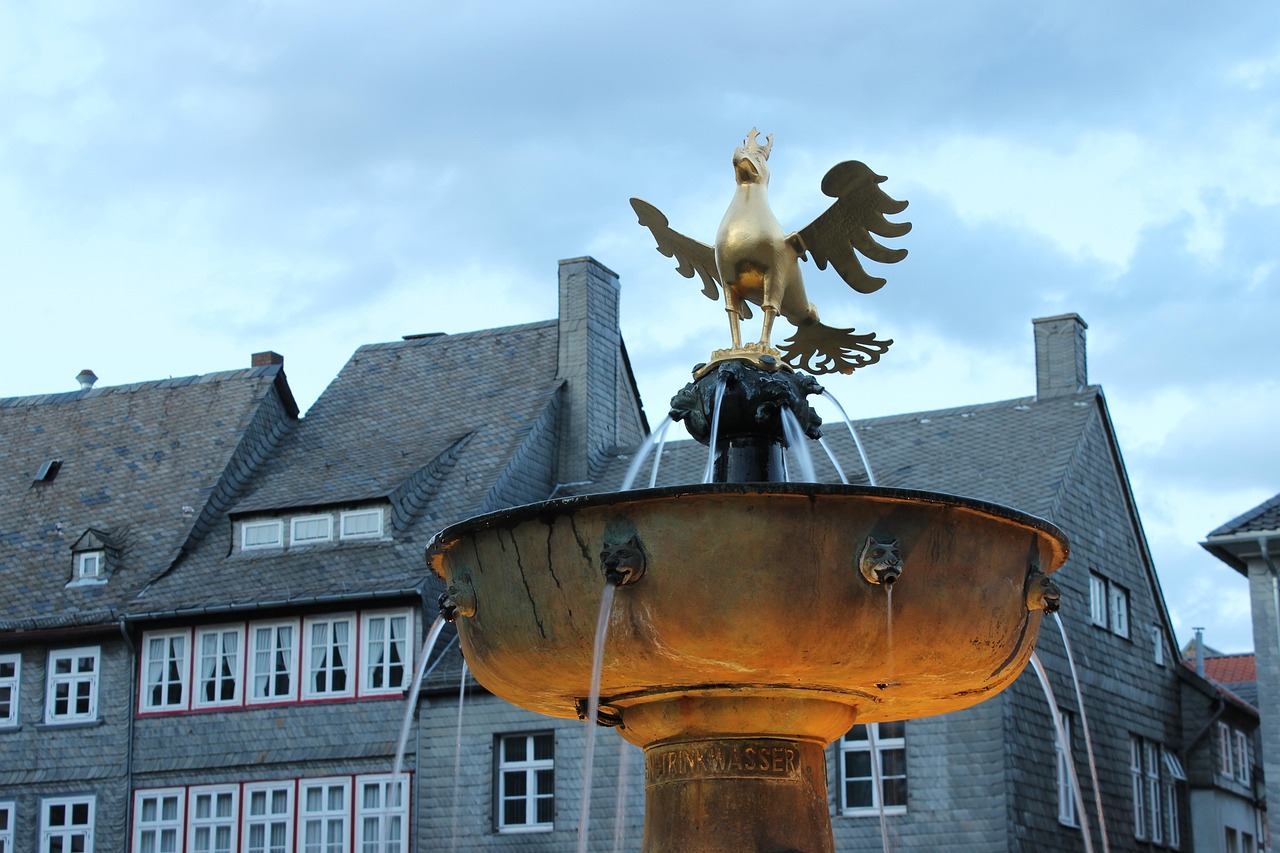 Goslar Marktplatz with historic buildings