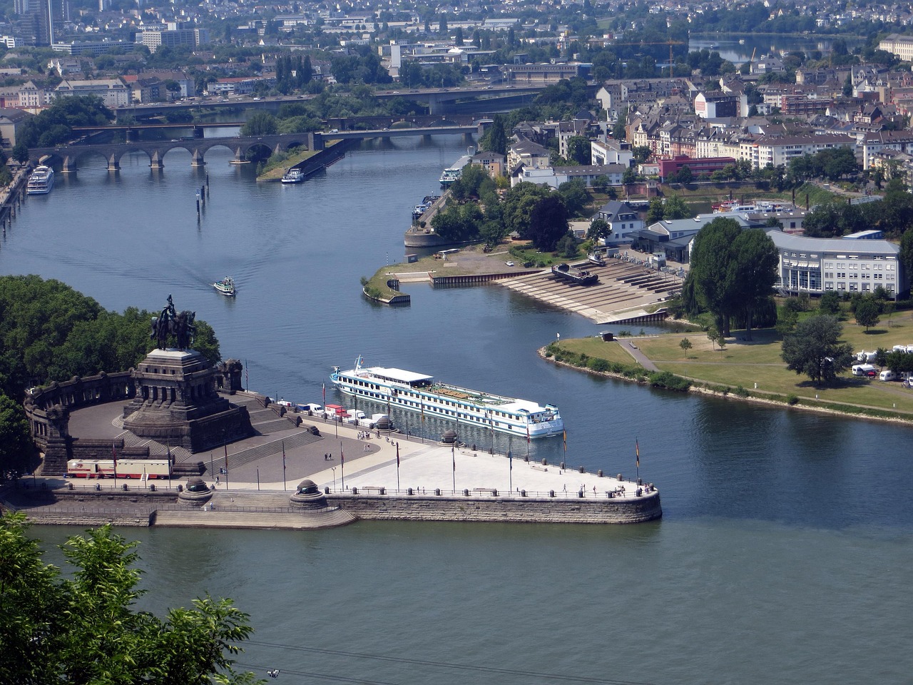 Deutsches Eck in Koblenz