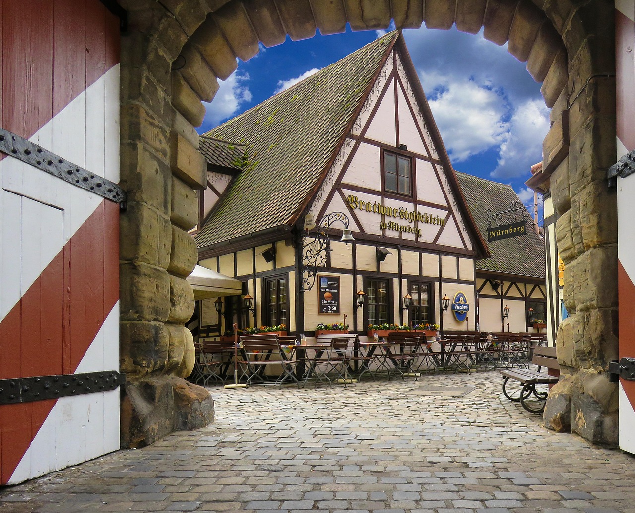 Nuremberg Handwerkerhof Craftsmen Courtyard