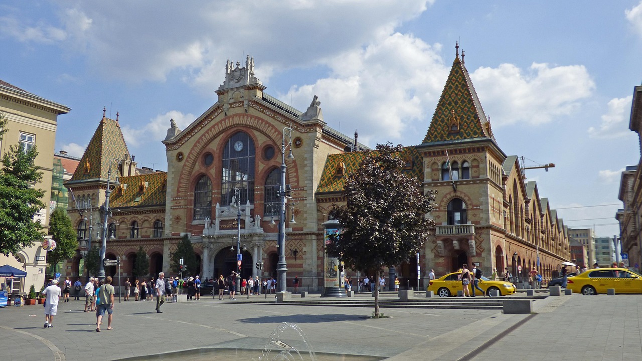 Great Market Hall in Budapest, Hungary