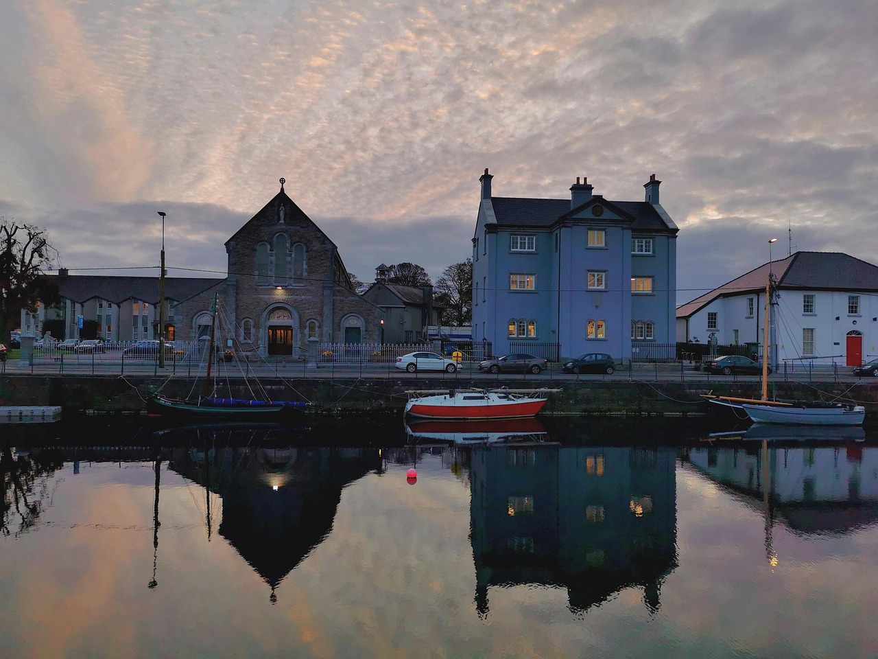 Traditional houses in the Claddagh, Galway