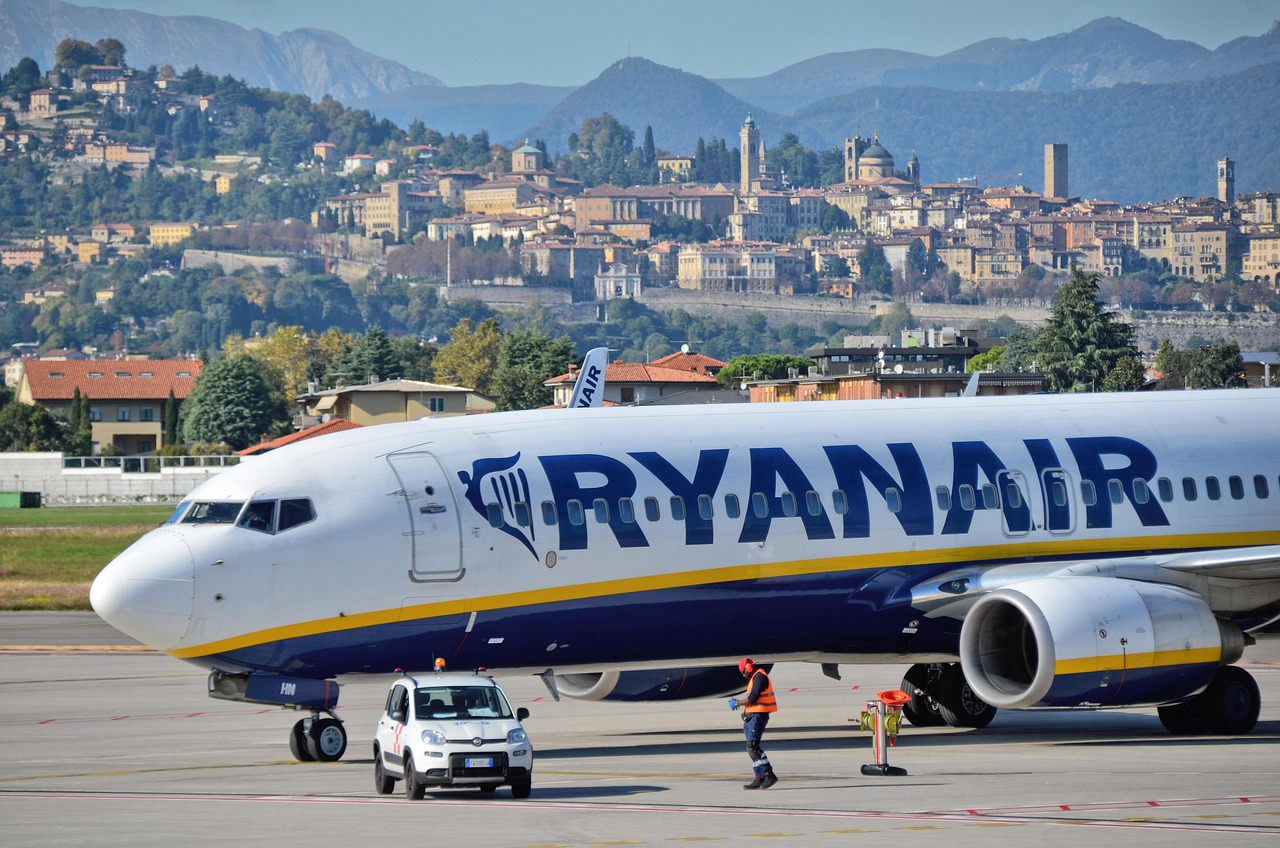 Public transport and streets of Bergamo