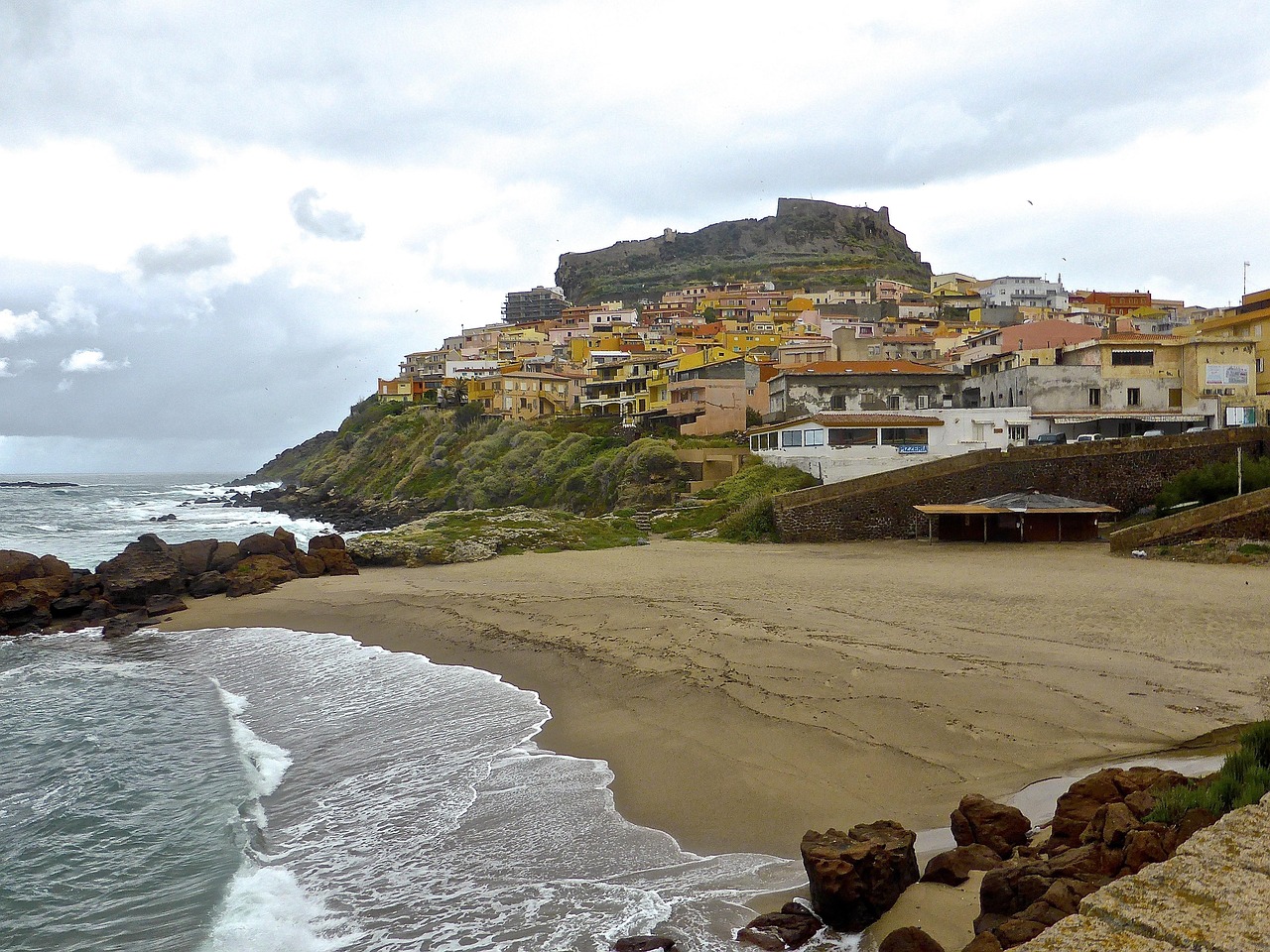 Castelsardo marina and lower town