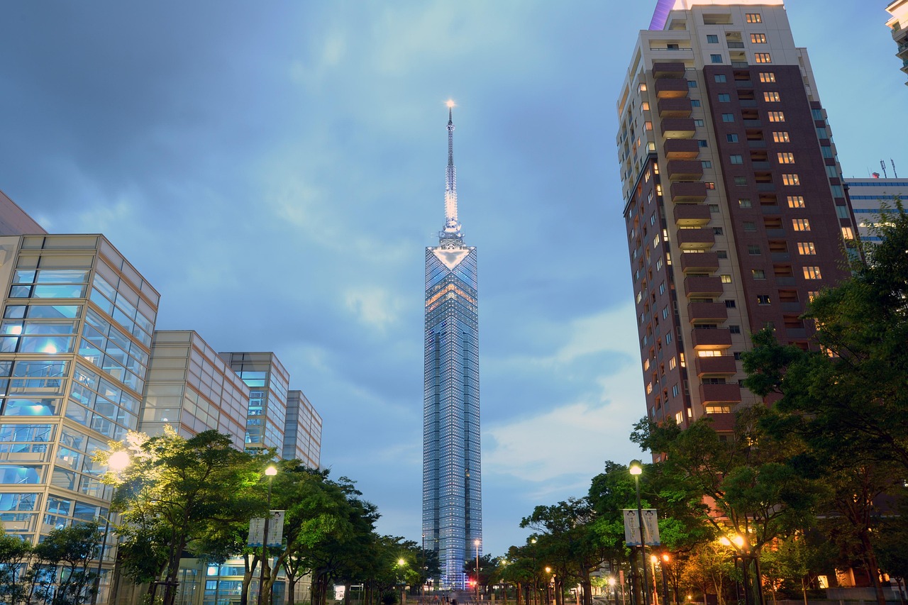 Fukuoka Tower and Momochi Seaside Park