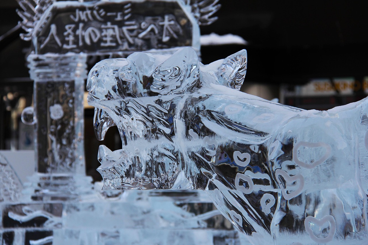 Sapporo Snow Festival large snow sculptures in Odori Park