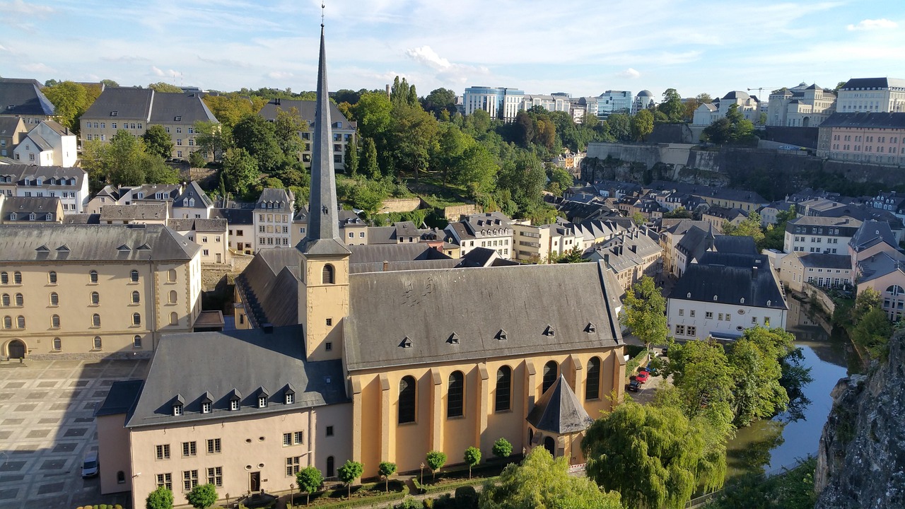 Neumünster Abbey in Grund, Luxembourg City
