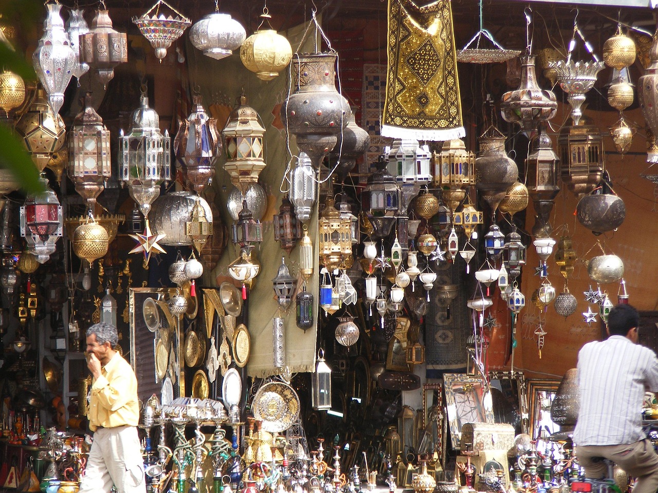 Marrakesh old medina streets