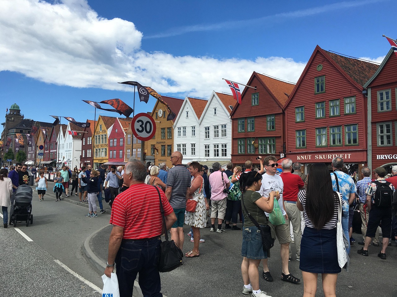 Bergen Fish Market and harbor