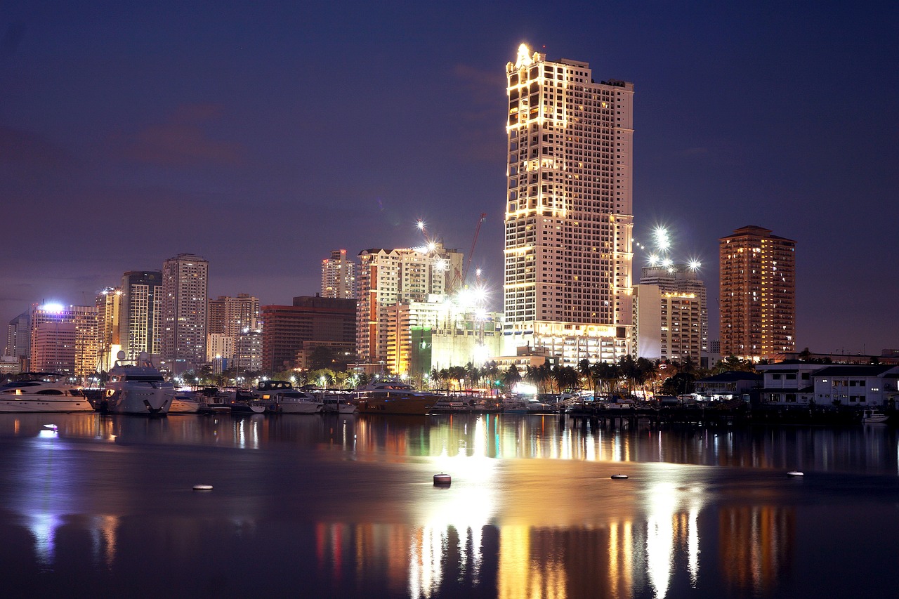 Manila Bay in Manila, Philippines