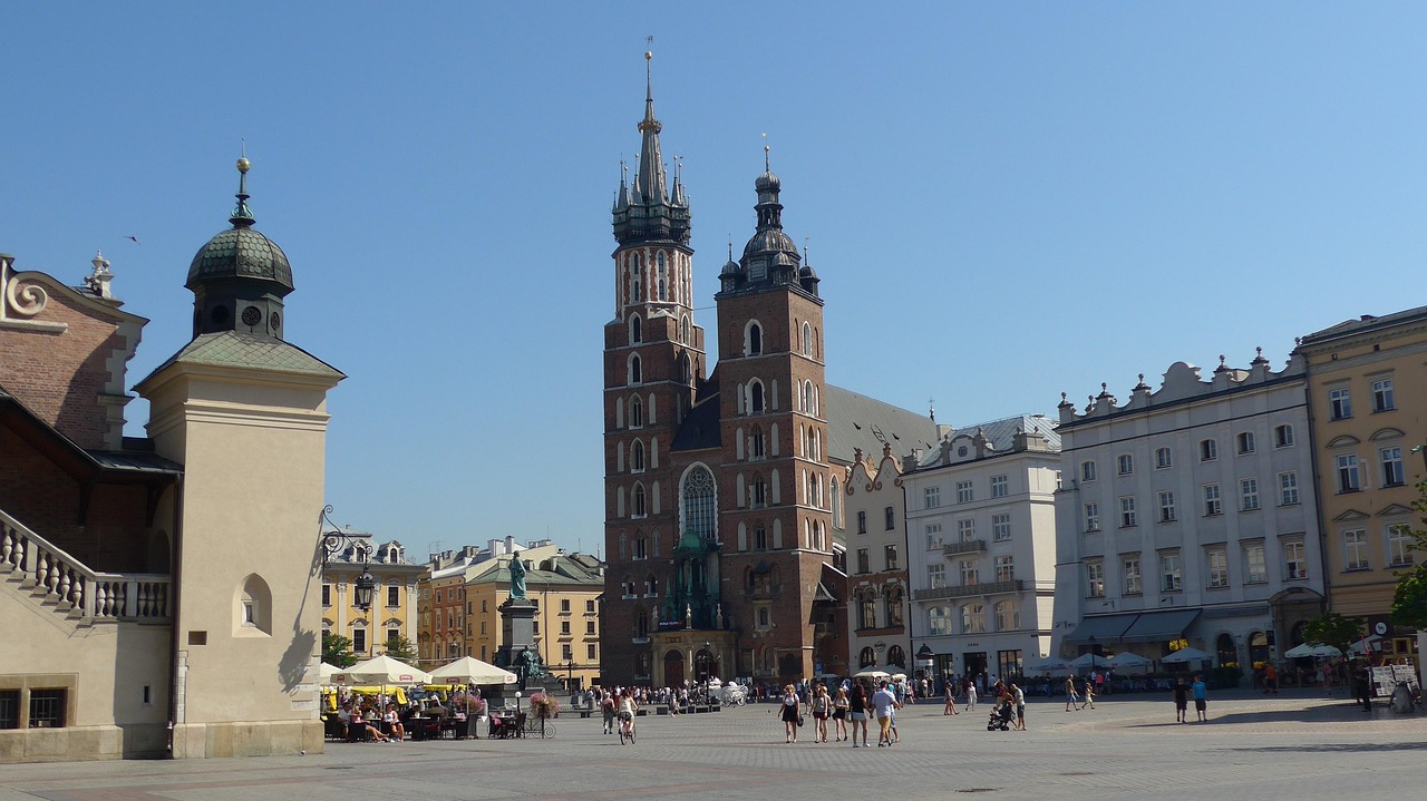 Krakow Main Market Square Rynek Glowny