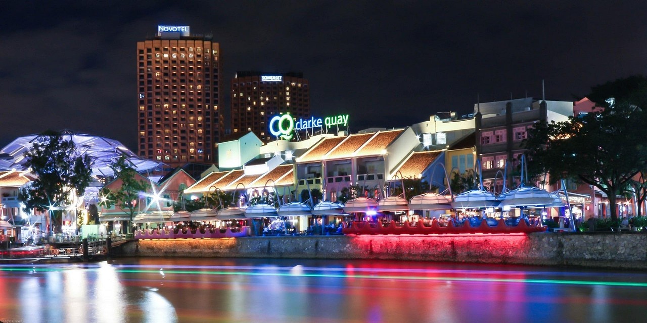 Clarke Quay riverside and nightlife