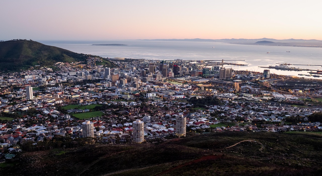 Cape Town City Bowl architecture and streets