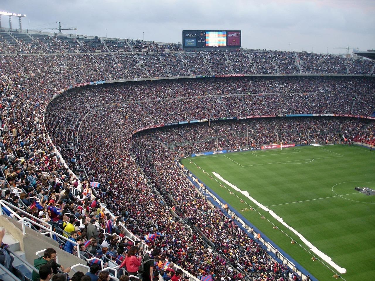 Camp Nou stadium in Barcelona