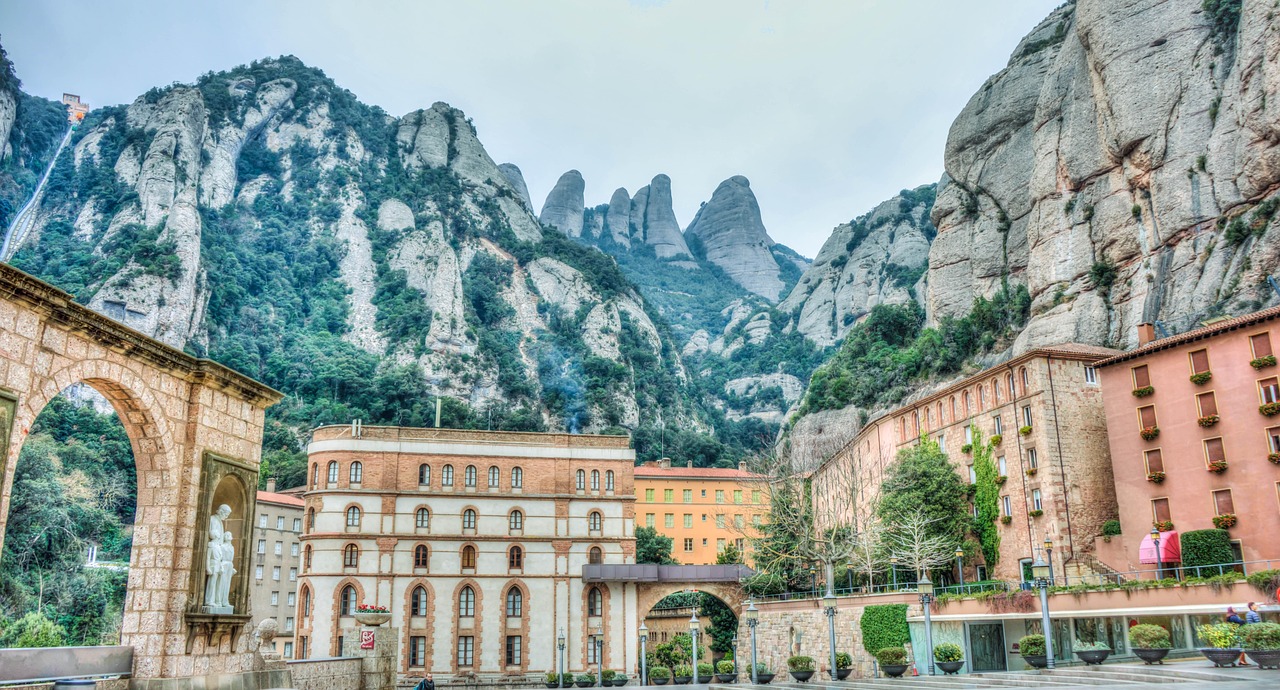 Montserrat mountains near Barcelona