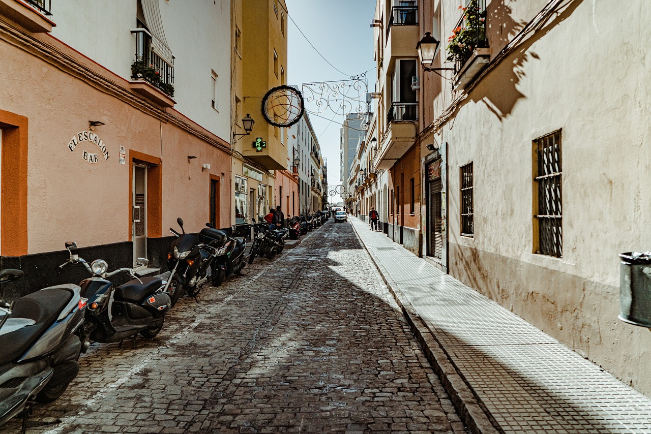 Barrio de La Vina in Cadiz