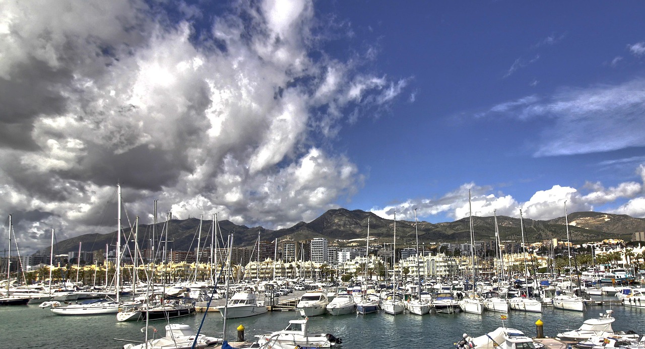 Benalmádena marina and waterfront