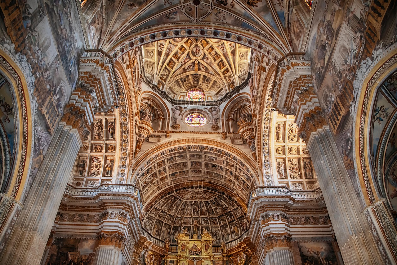 Granada Cathedral architecture in Spain