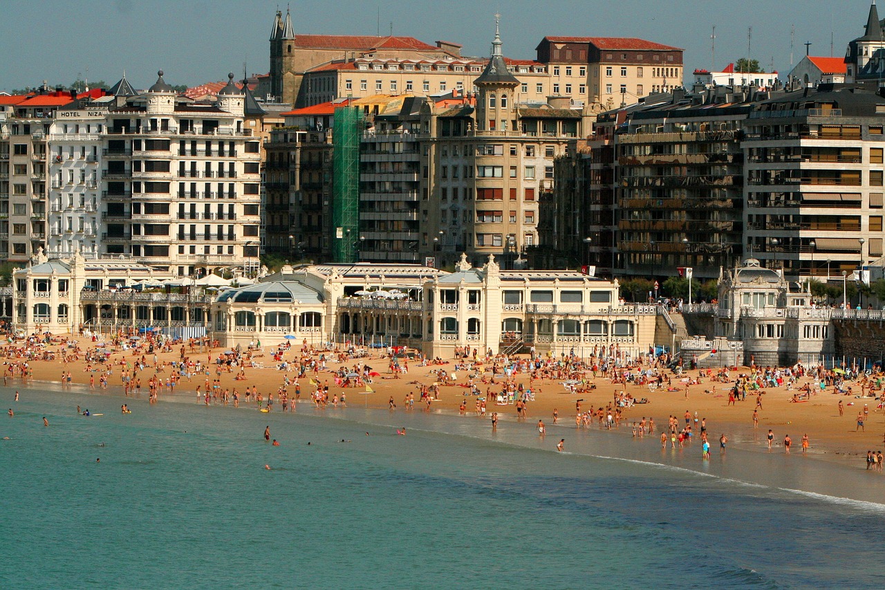 La Concha Beach in San Sebastian