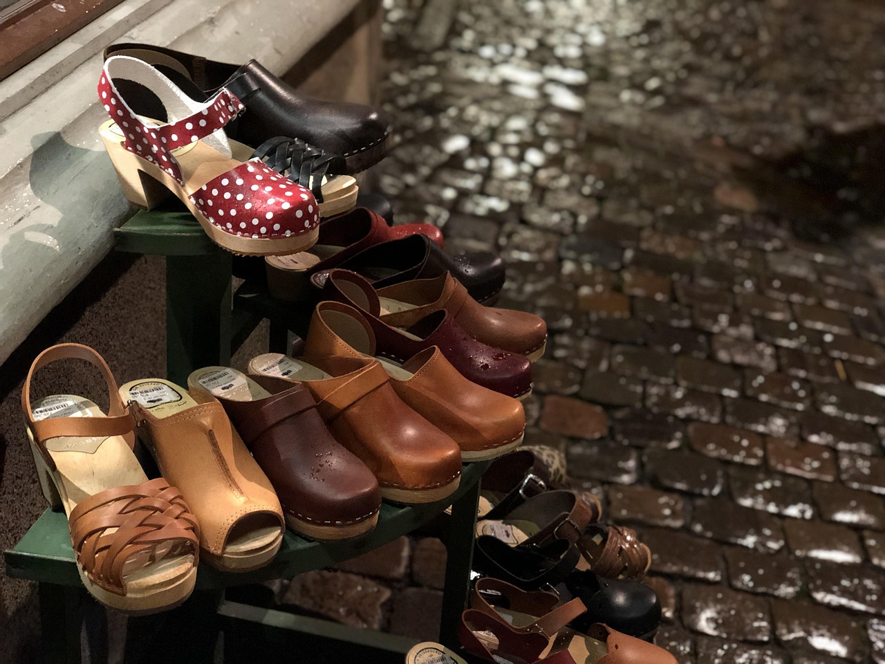 Haga district cobbled street in Gothenburg