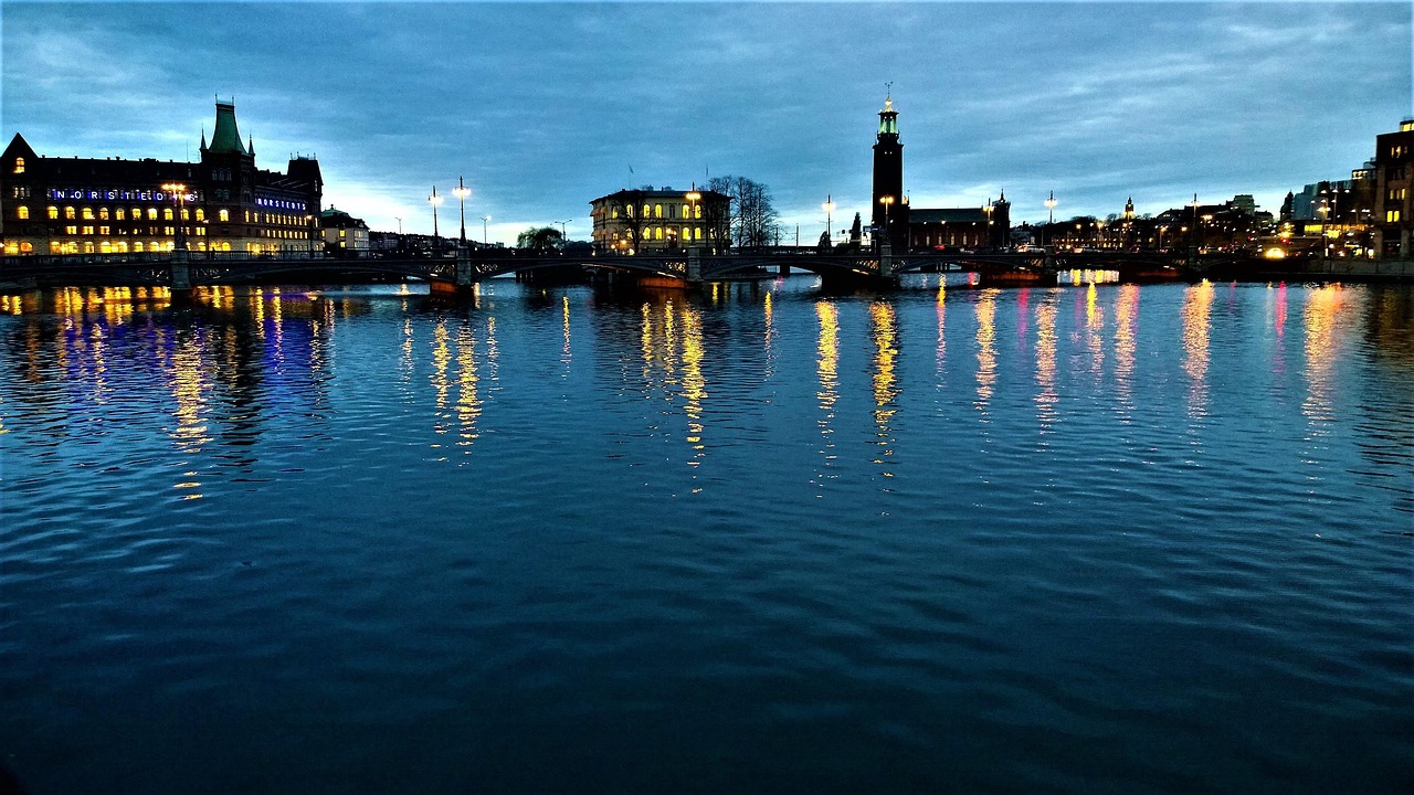 Stockholm City Hall tower and architecture