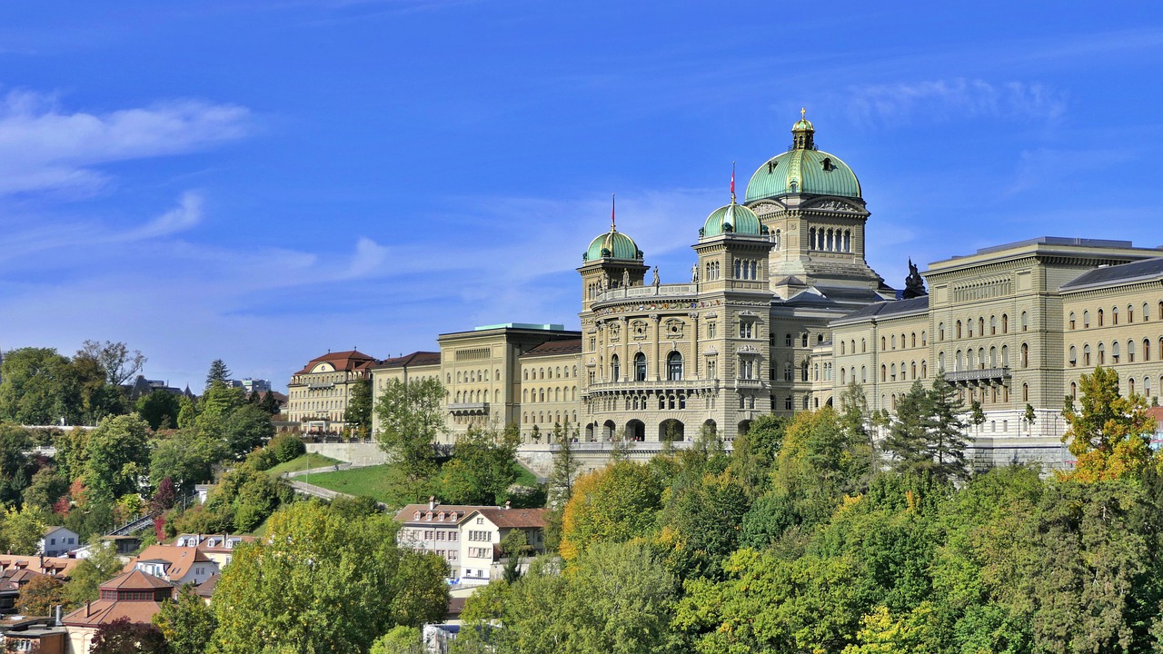 Federal Palace of Switzerland in Bern