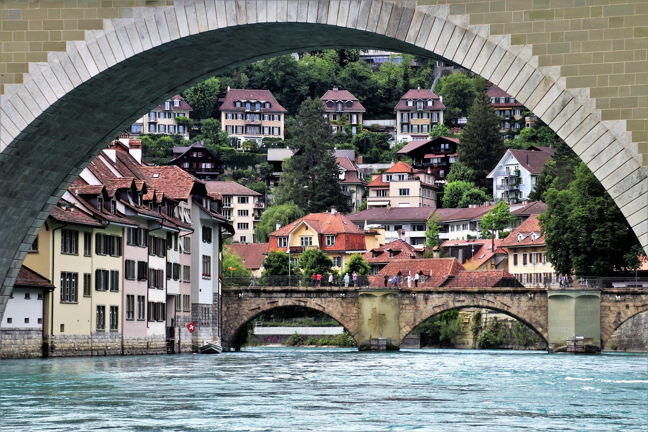 Panoramic skyline of Bern Old Town