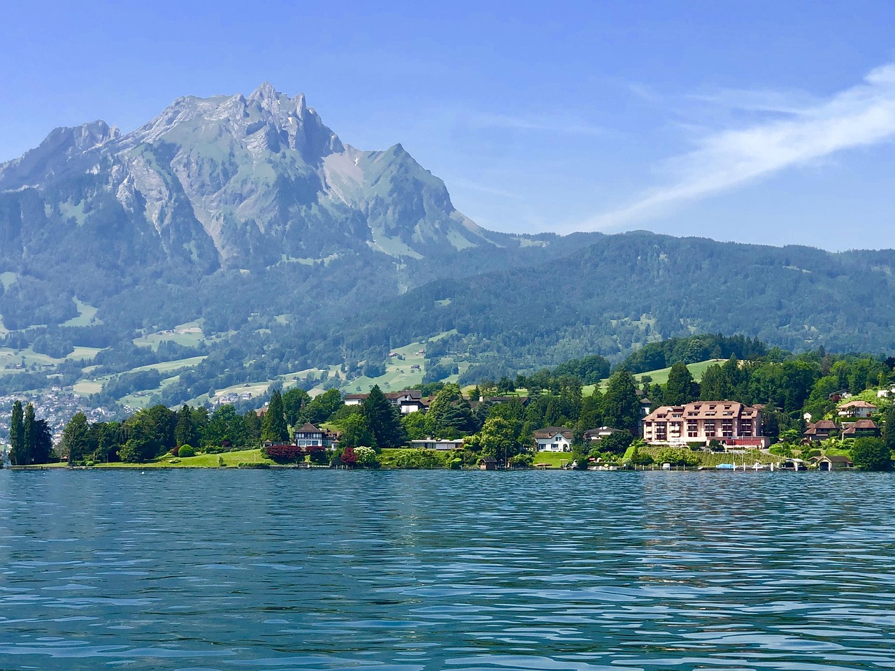 Mount Pilatus above Lucerne