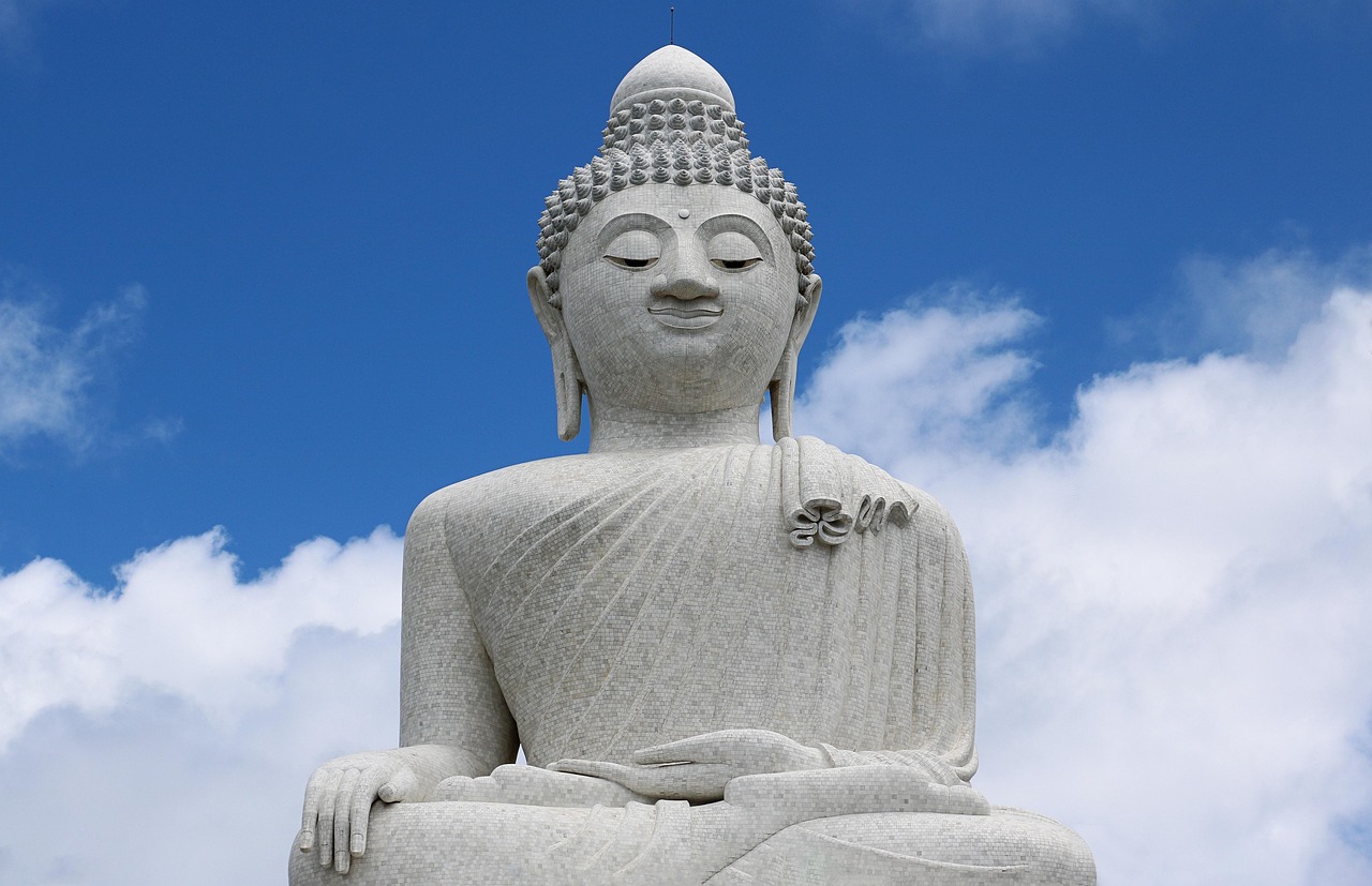 Big Buddha statue overlooking Phuket