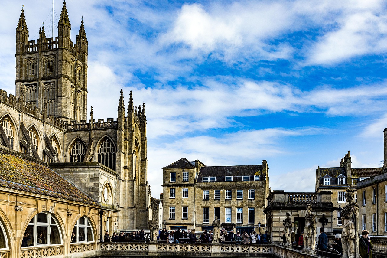 Bath Abbey in Bath, UK