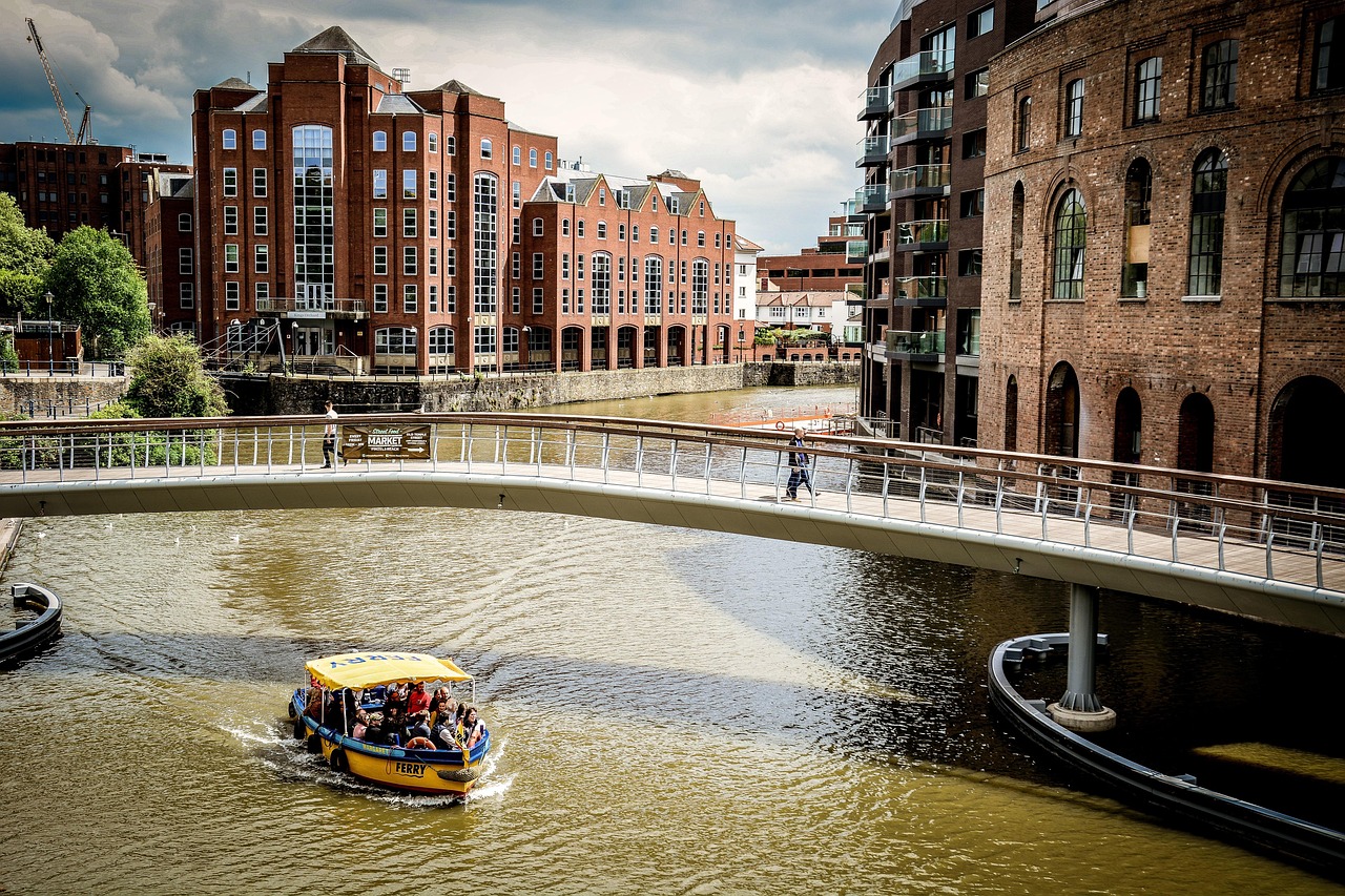 Boats in Bristol Floating Harbour