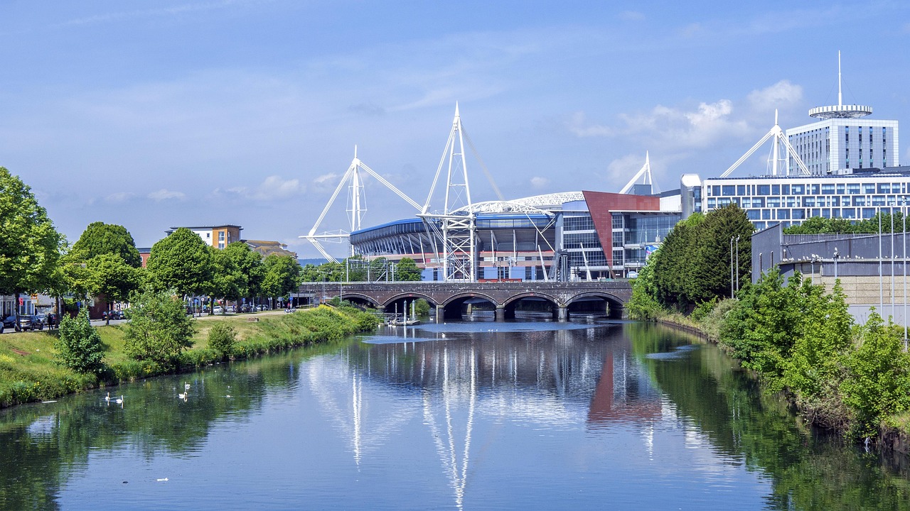 Principality Stadium in Cardiff, UK