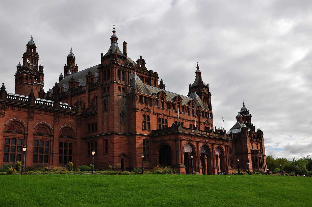 Kelvingrove Art Gallery and Museum exterior in Glasgow